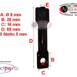 TERMINALE ASTA VALVOLA ATTUATORE WASTEGATE REGOLABILE 85 mm
